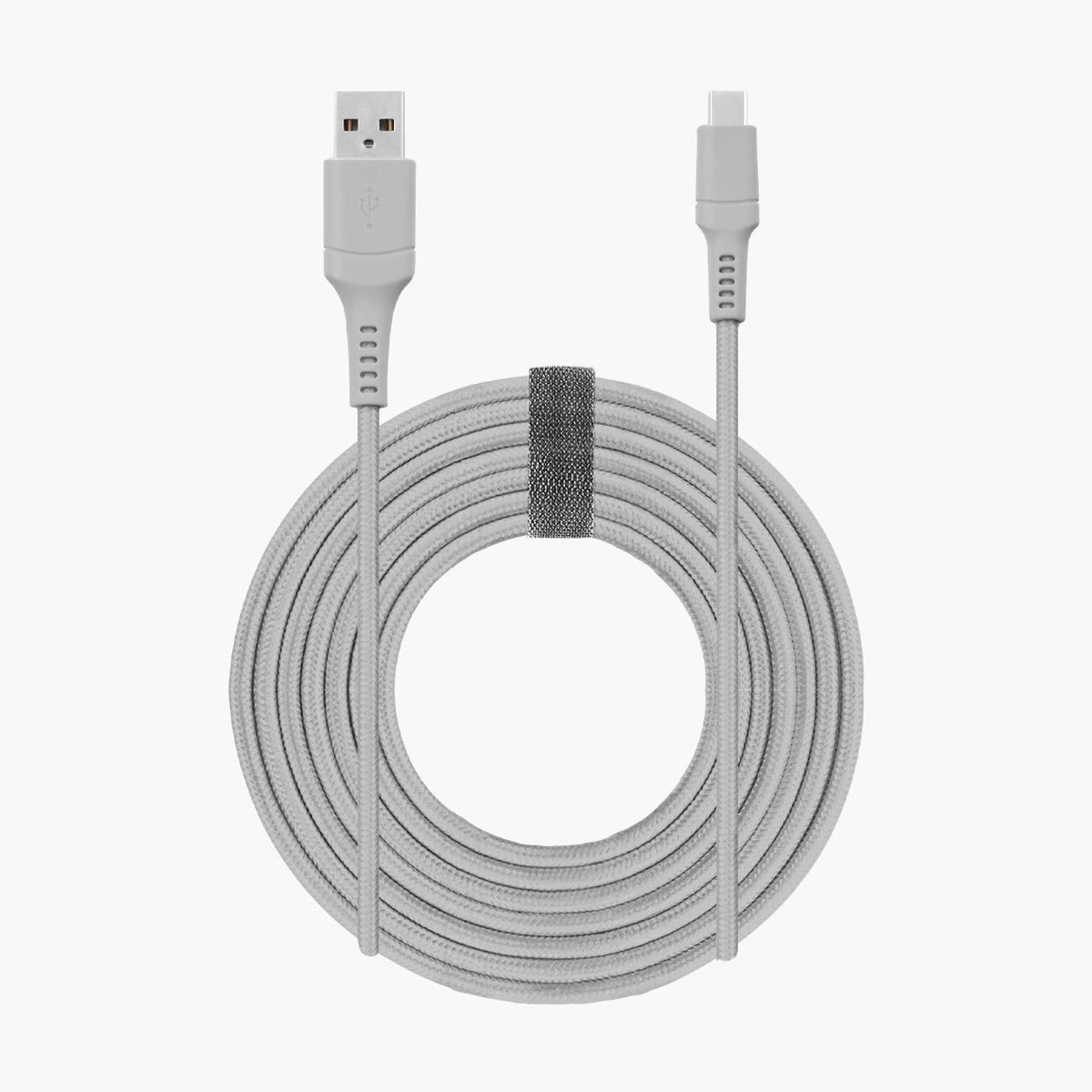 Braided USB-A to USB-C charging cable