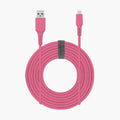 Spring Bloom Braided USB-A to USB-C Cable – 1.22 m
