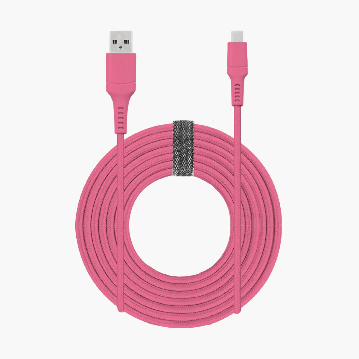 Spring Bloom Braided USB-A to USB-C Cable – 1.22 m