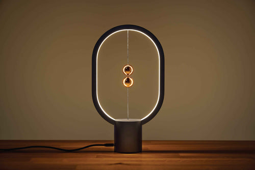 Black Magnetic Balance LED Table Lamp