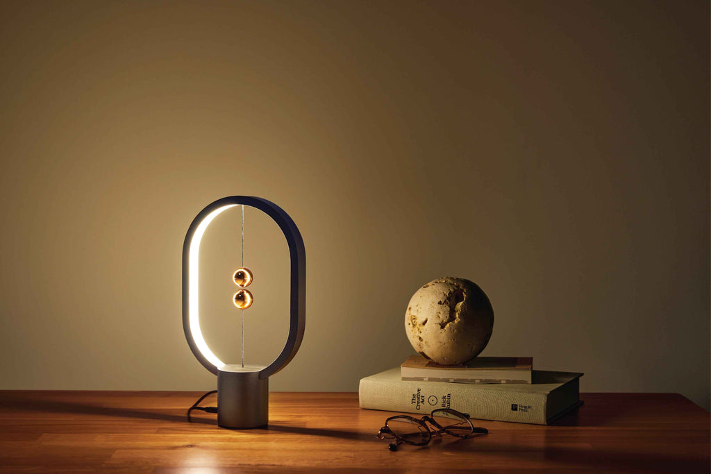 Black Magnetic Balance LED Table Lamp