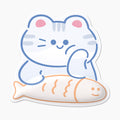 Cat Mouse Mat with Cushioned Fish Wrist Rest