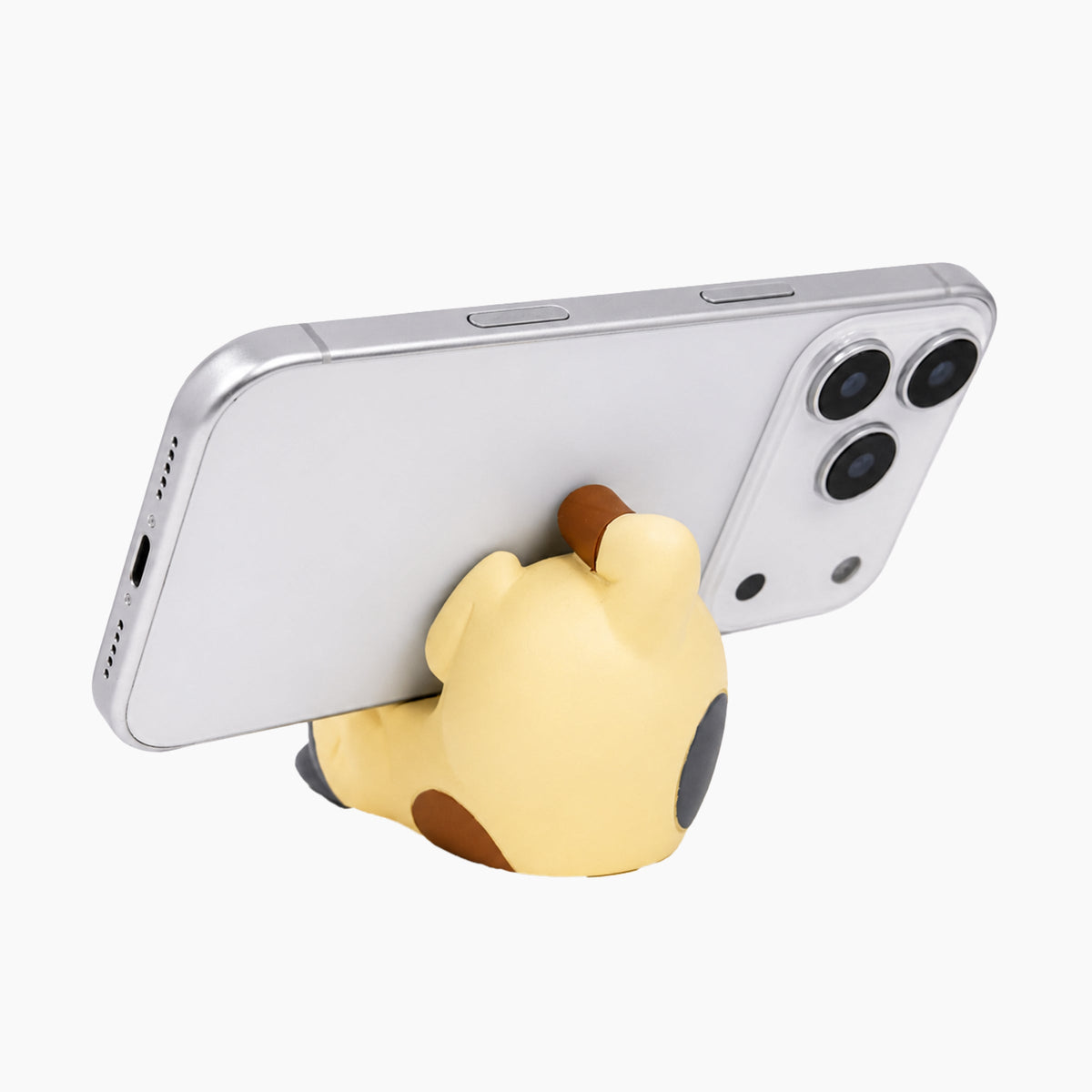 Reclining Cat Desktop Phone Stand