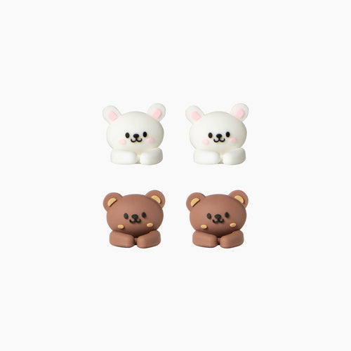 Bunny & Bear Adhesive Cable Clips – Set of 4