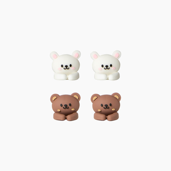 Bunny & Bear Adhesive Cable Clips – Set of 4