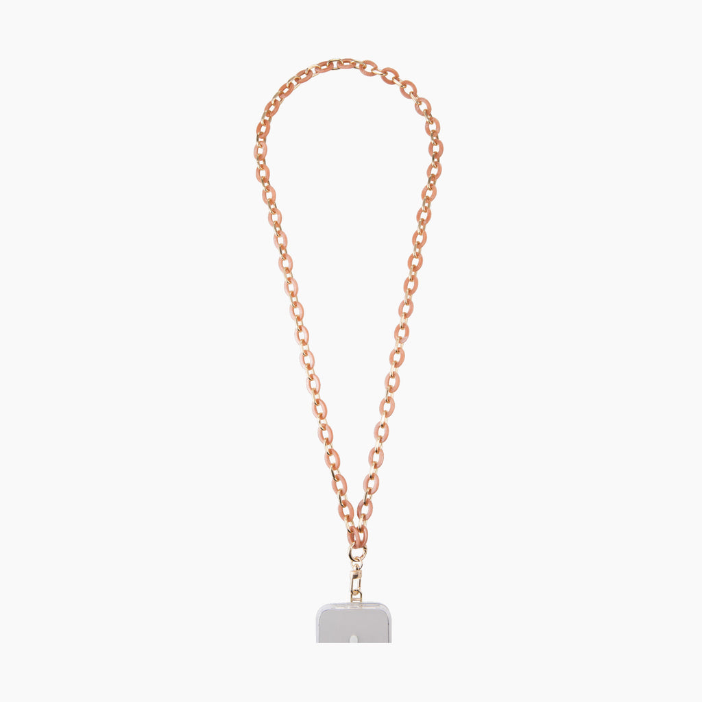Oversized Acrylic-Link Crossbody Phone Chain