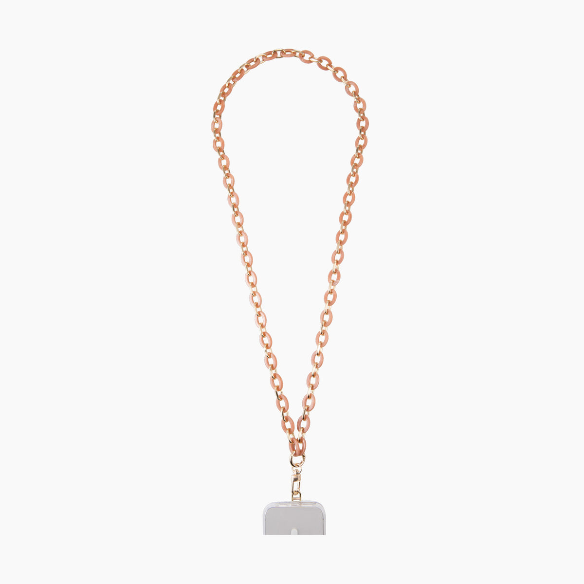 Oversized Acrylic-Link Crossbody Phone Chain