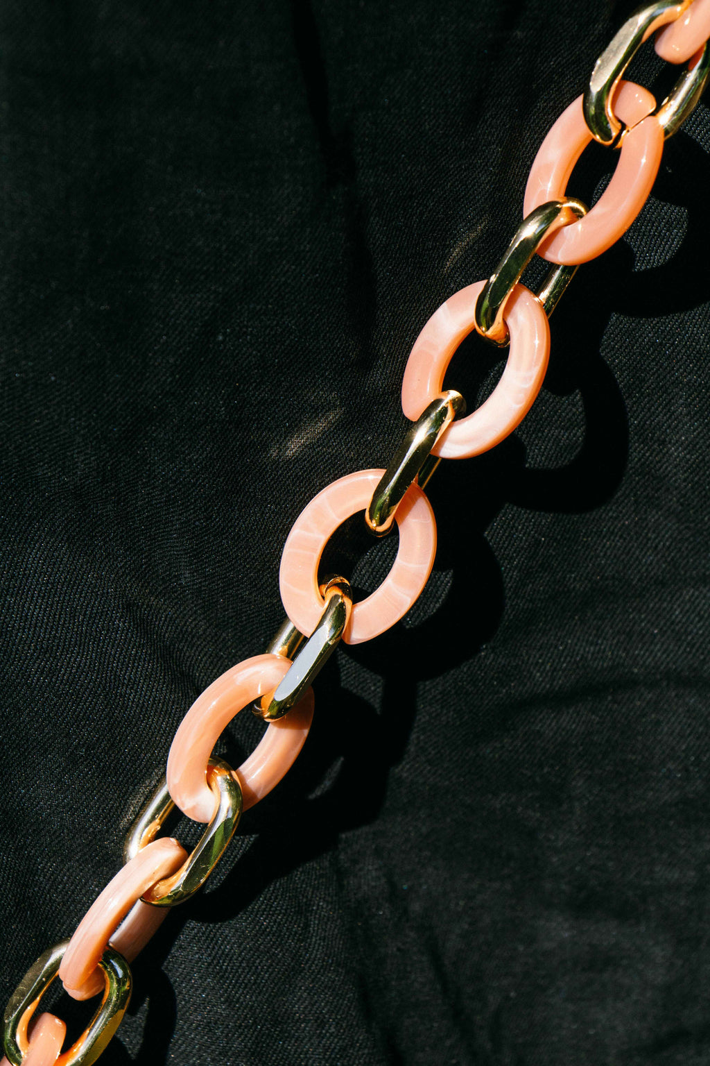 Oversized Acrylic-Link Crossbody Phone Chain