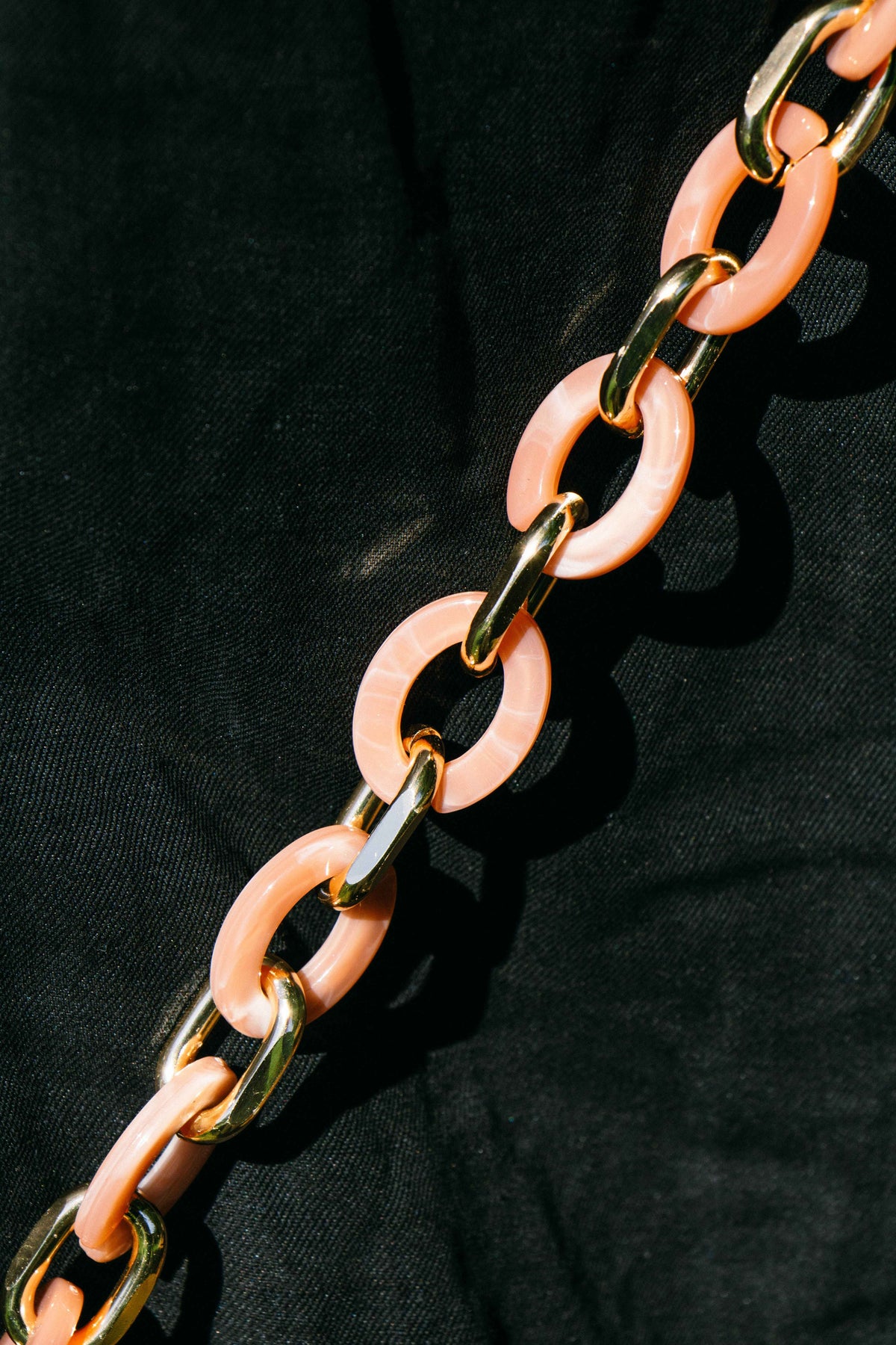 Oversized Acrylic-Link Crossbody Phone Chain