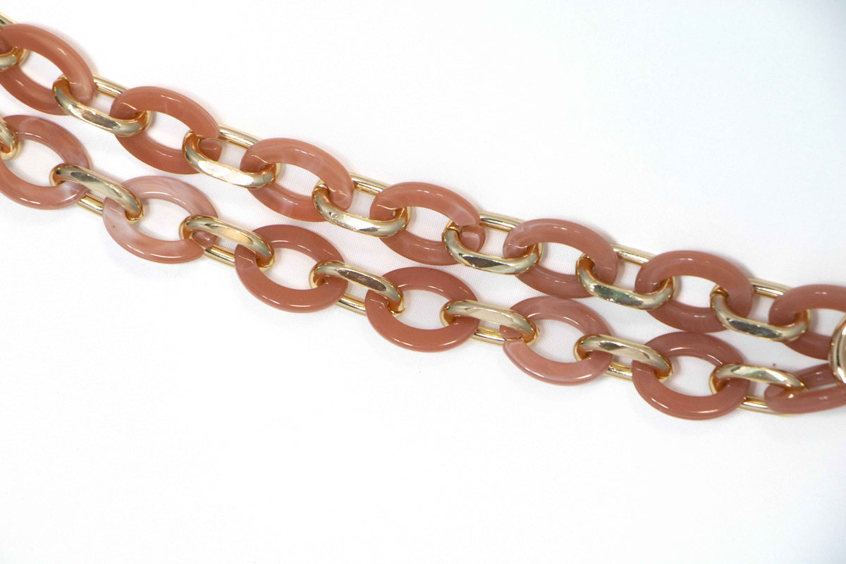 Oversized Acrylic-Link Crossbody Phone Chain