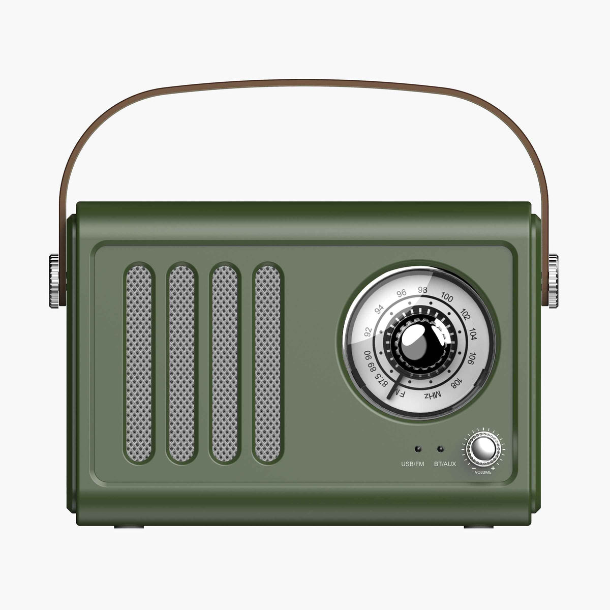 Retro-Style Portable Bluetooth Speaker
