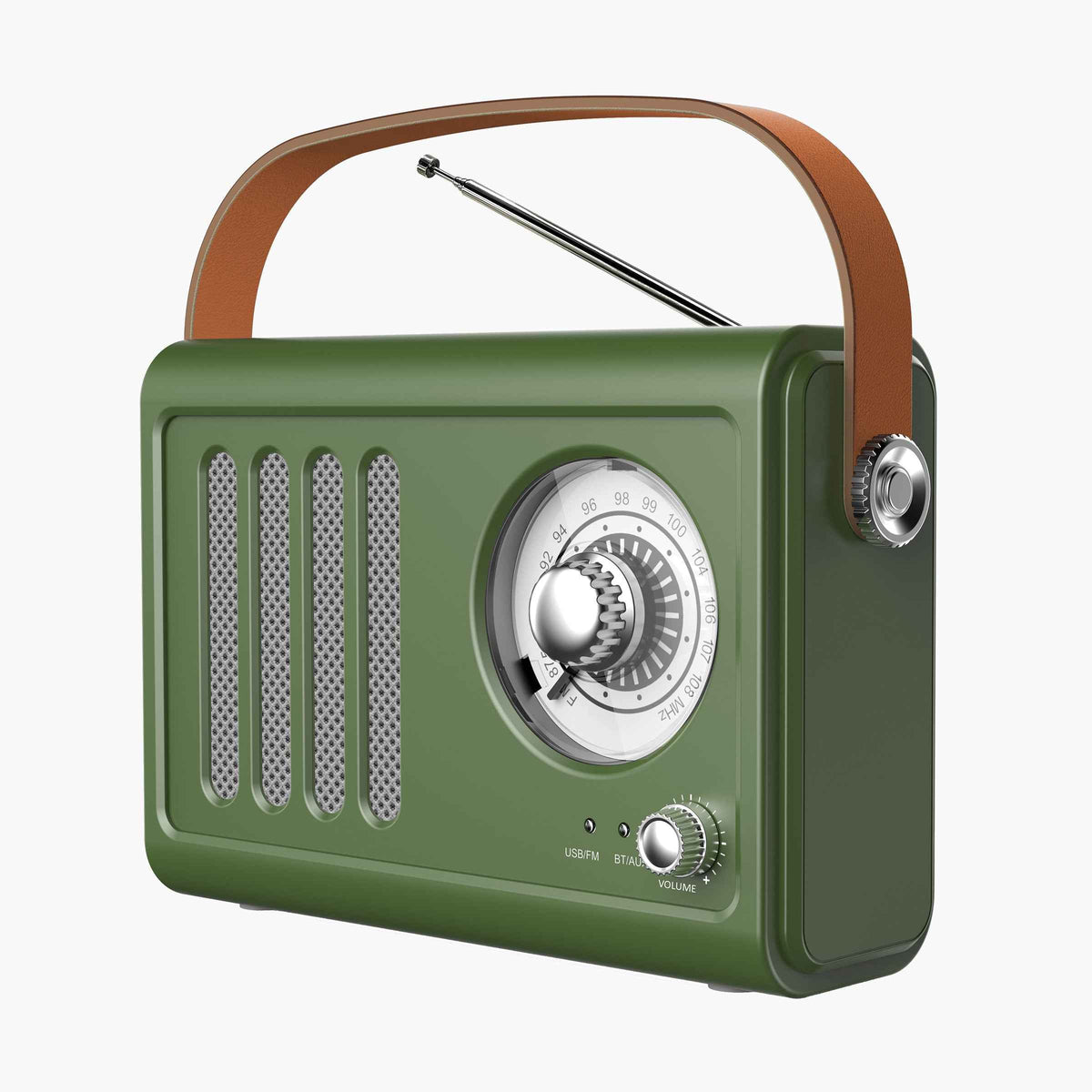 Retro-Style Portable Bluetooth Speaker
