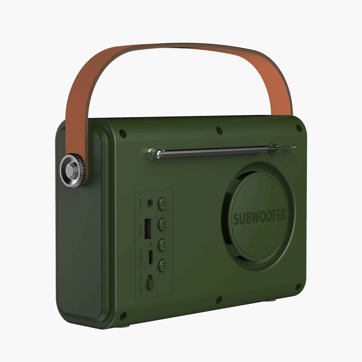 Retro-Style Portable Bluetooth Speaker