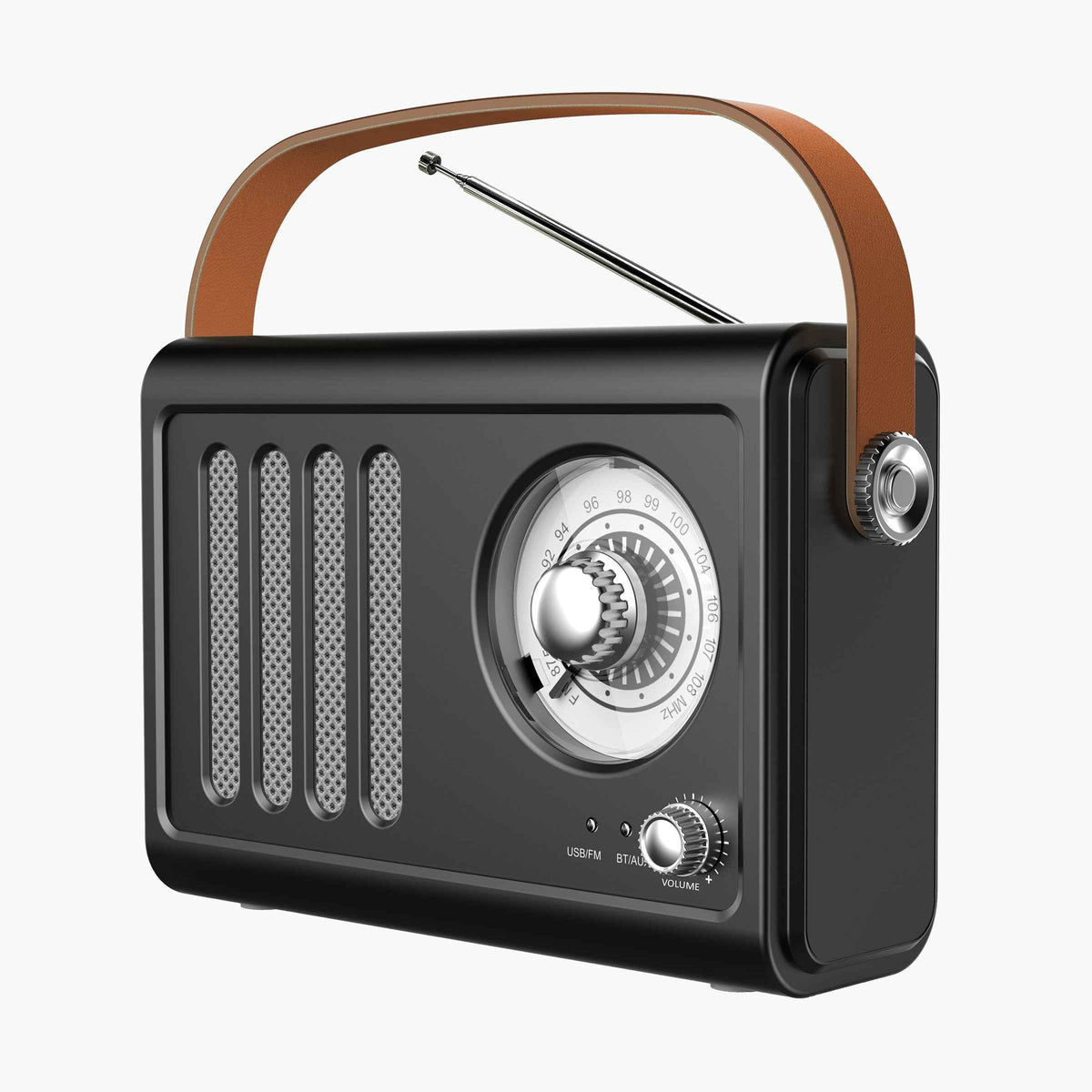 Retro-Style Portable Bluetooth Speaker