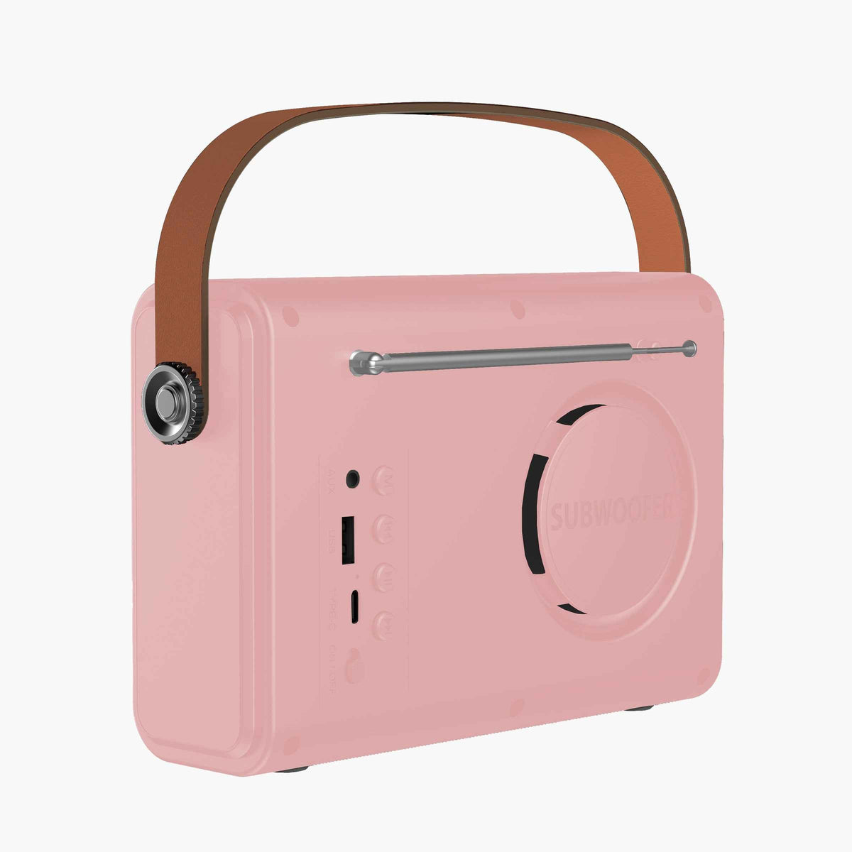 Retro-Style Portable Bluetooth Speaker